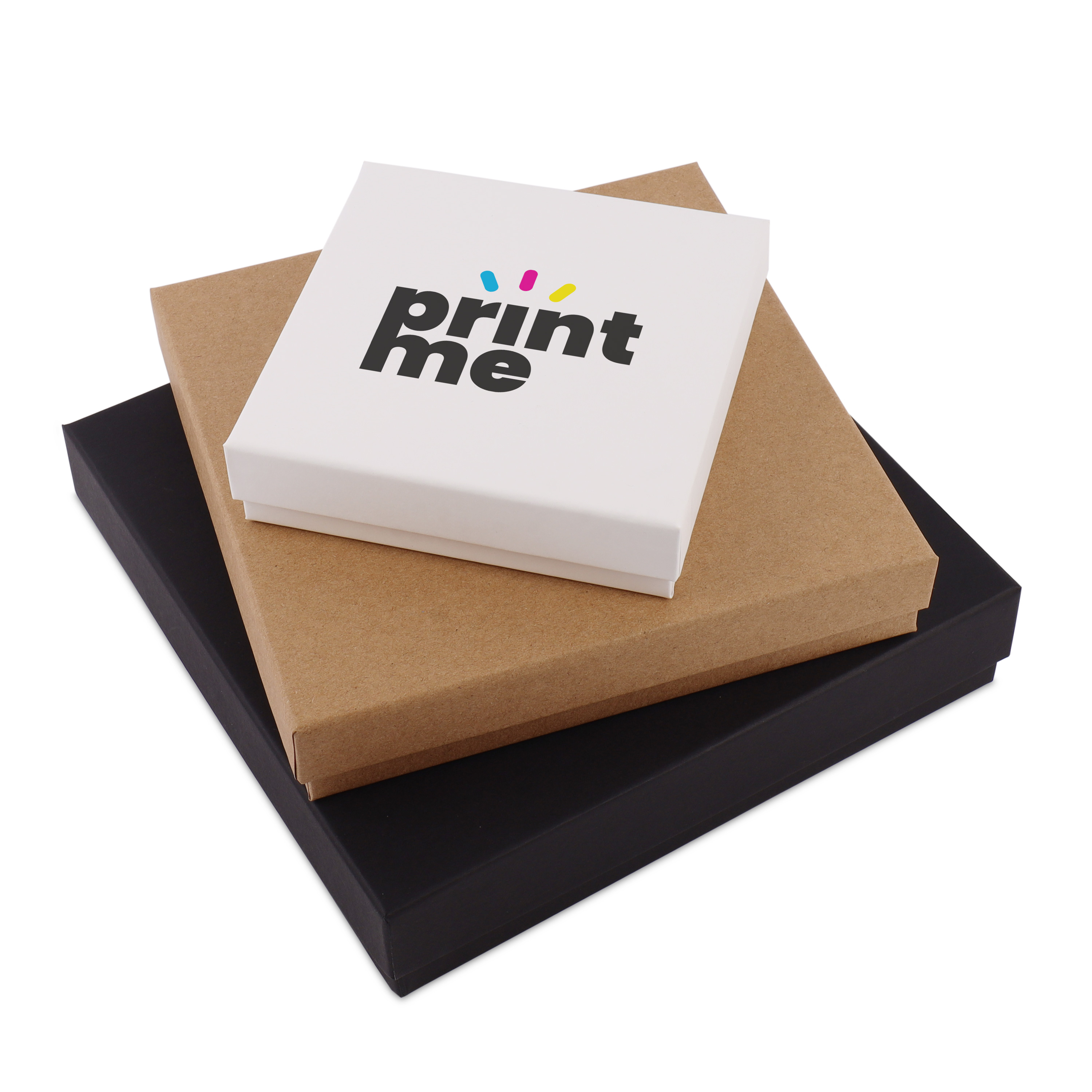 Stülpdeckel Kartonage  VPL012 17,7 x 17,7+3,2 cm  schwarz