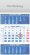 Dreimonatsplaner Compact-basic blau
