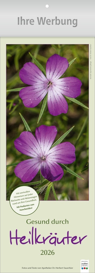 Gesund durch Heilkräuter - Streifenkalender