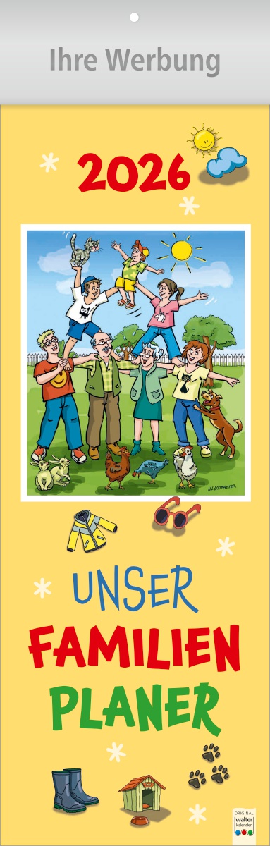 Familienplaner - Streifenkalender
