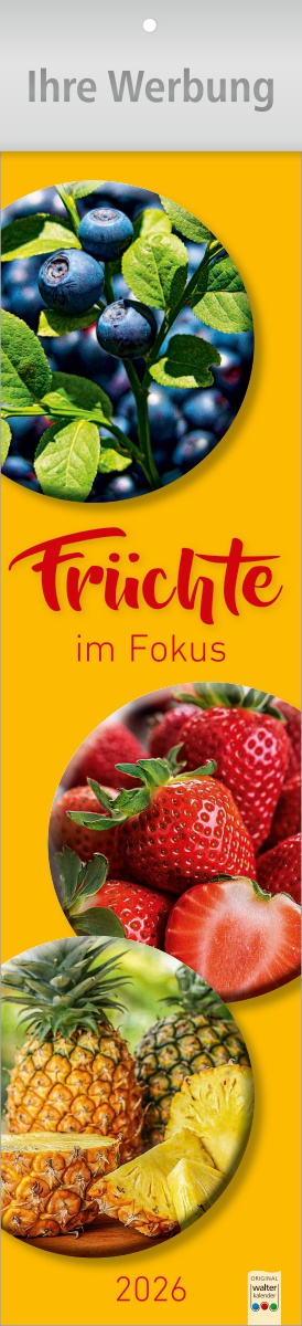 Früchte im Fokus - Streifenkalender