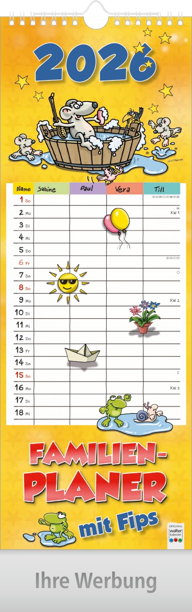 Familienplaner mit Fips - Terminplaner