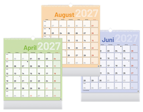 1-Monatsplaner mit Wire-O