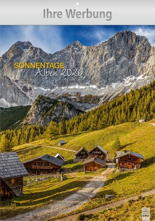 Sonnentage Alpen - Große Wandkalender im Hochformat