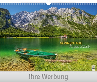 Sonnentage Alpen - Große Wandkalender mit Wire-O-Bindung