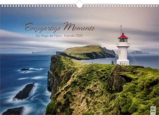 Einzigartige Momente - Große Wandkalender mit Wire-O-Bindung