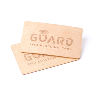 RFID Blocker Karte (Holz)