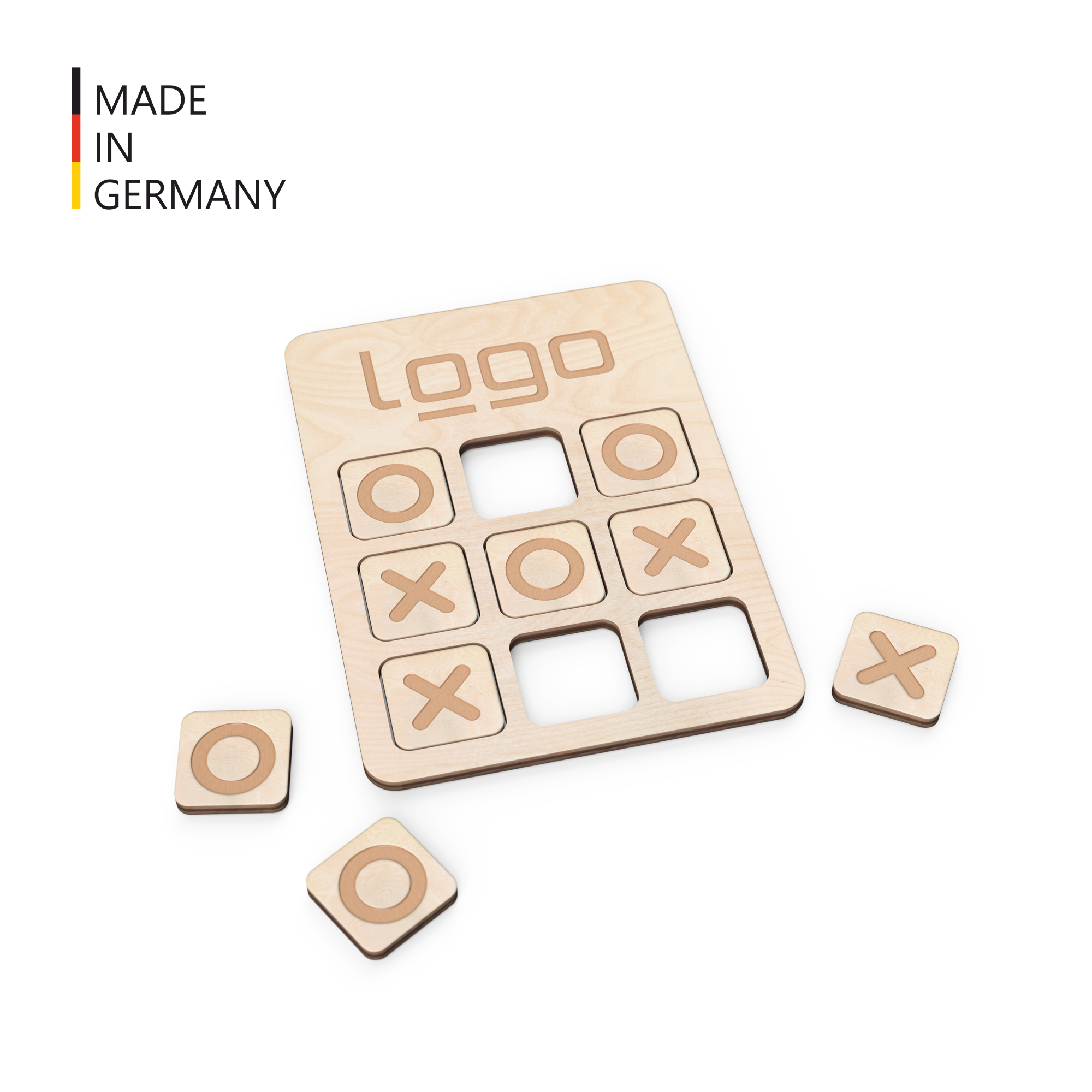 Tic-Tac-Toe  "Drei Gewinnt" (FSC® zertifiziert)