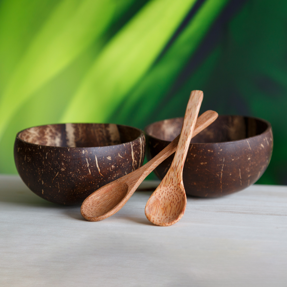 Kokosnuss Schalen Set Cocoa