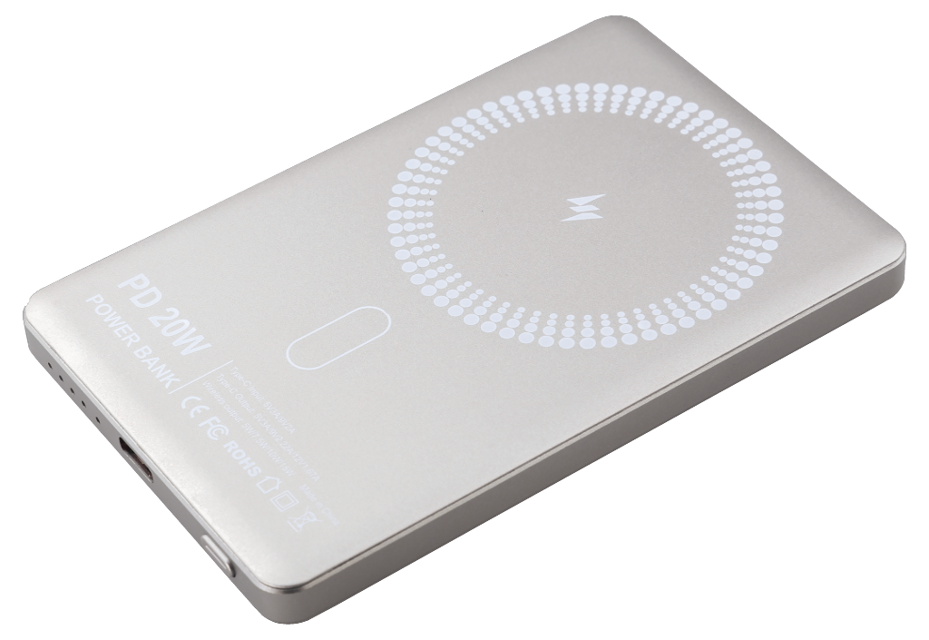 Powerbank Magnetic Alu