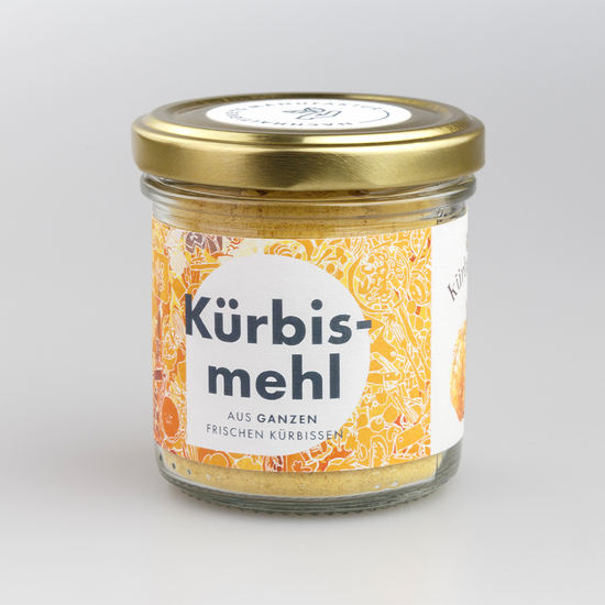 Kürbismehl 60 g im Glas