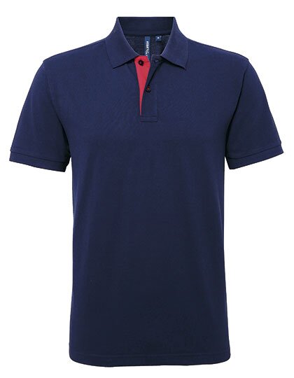AQ012 Asquith & Fox Men´s Classic Fit Contrast Polo