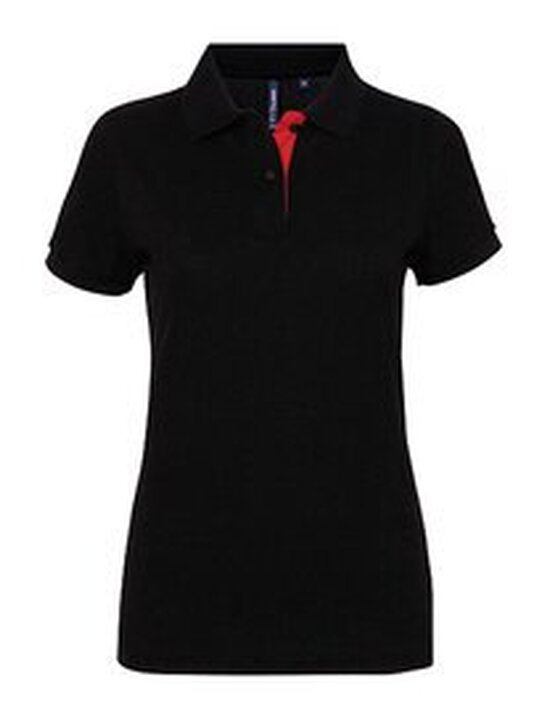 AQ022 Asquith & Fox Women´s Classic Fit Contrast Polo