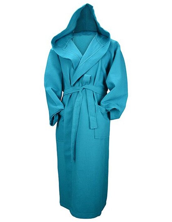 AR028 Robezz® Waffle Bathrobe With Hood