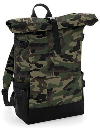 Block Roll-Top Backpack