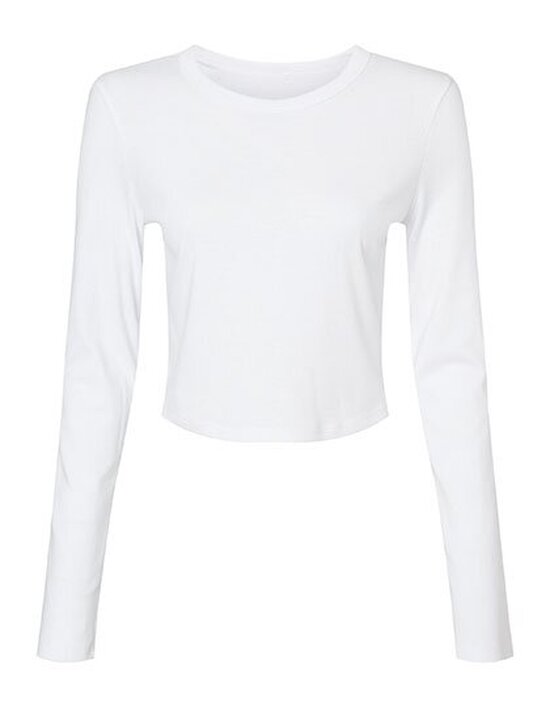 BL1501 Bella Women´s Micro Rib Long Sleeve Baby Tee