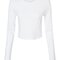 BL1501 Bella Women´s Micro Rib Long Sleeve Baby Tee