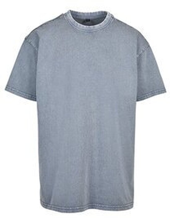 Build Your Brand Acid Washed Heavy Oversize Tee