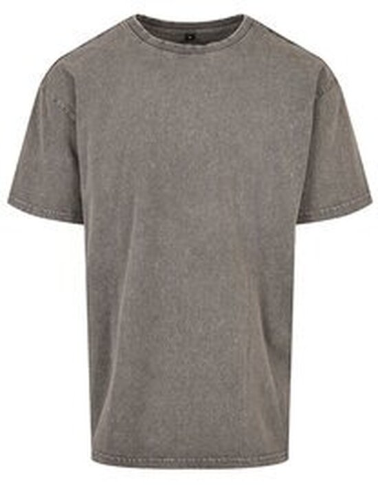Build Your Brand Acid Washed Heavy Oversize Tee