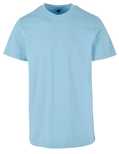 BY190 Acid Washed Round Neck Tee