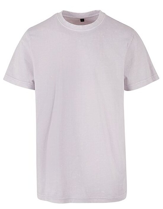 BY190 Acid Washed Round Neck Tee