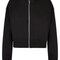 BY237 Ladies Short Oversized Zip Jacket
