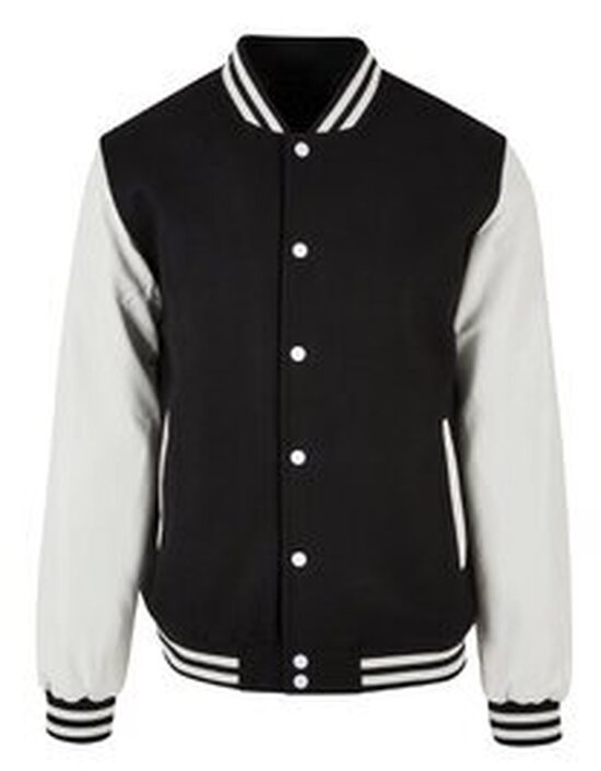 BY269 Build Your Brand Oldschool College Jacket