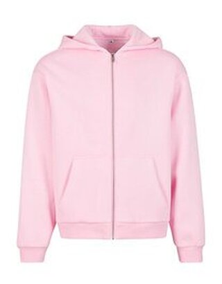 BY285 Build Your Brand Fluffy Zip Hoody