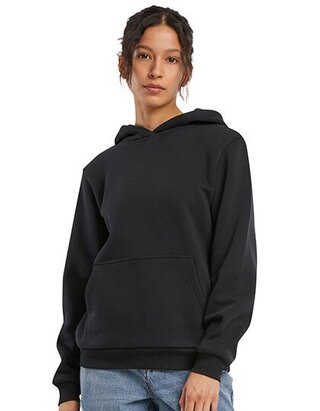 BY289 Build Your Brand Ladies Fluffy Hoody