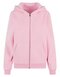 Build Your Brand Ladies Fluffy Zip Hoody
