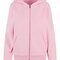 Build Your Brand Ladies Fluffy Zip Hoody