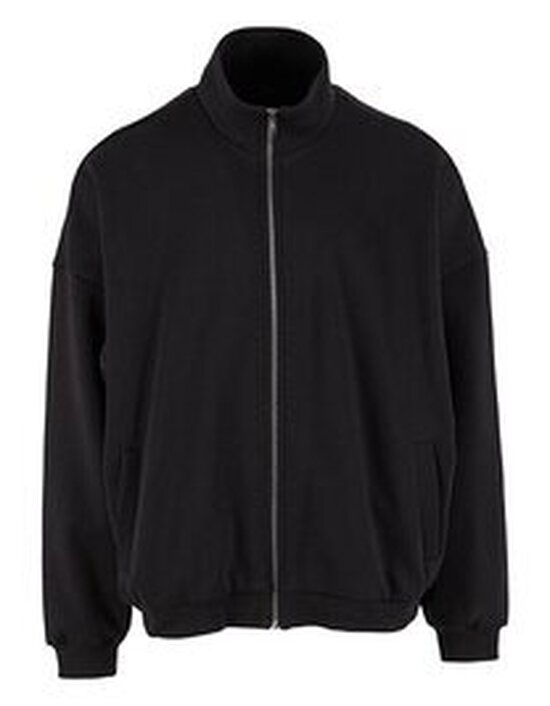 Build Your Brand Oversized Zip Jacket