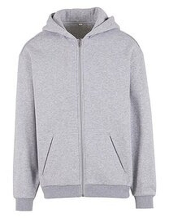 Build Your Brand Loose Fit Zip Hoody