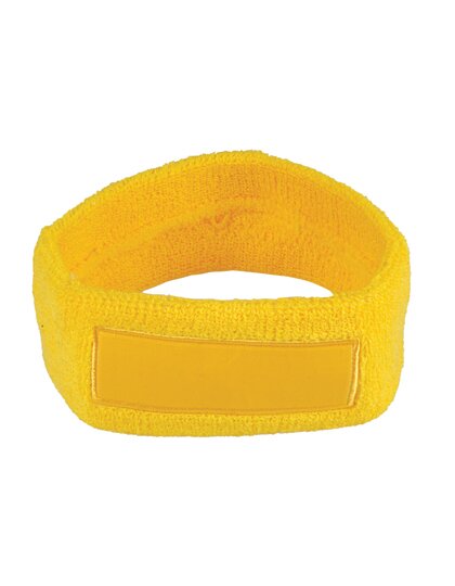 Kopfschweißband mit Label