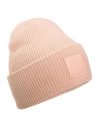 CB336R Beechfield Deep Cuffed Tonal Patch Beanie