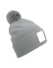 CB338R Beechfield Appliqué Patch Pom Beanie