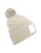 CB338R Beechfield Appliqué Patch Pom Beanie