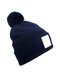 CB338R Beechfield Appliqué Patch Pom Beanie