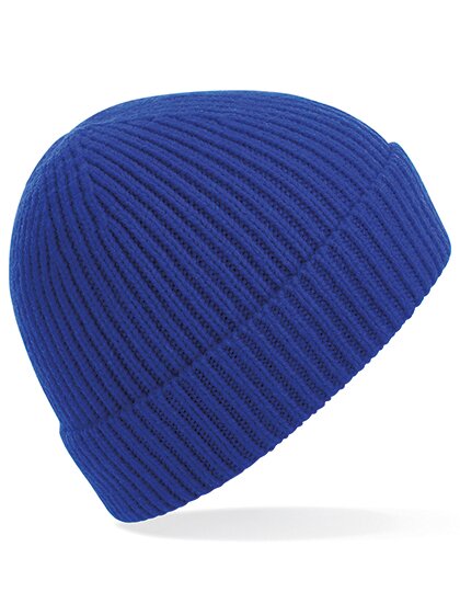 Engineered Knit Ribbed Beanie