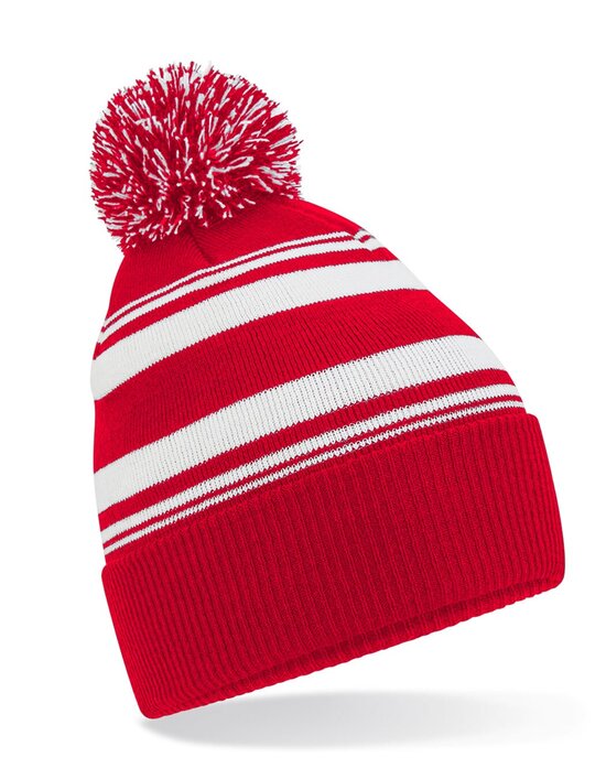 CB473R Beechfield Striped Fan Beanie