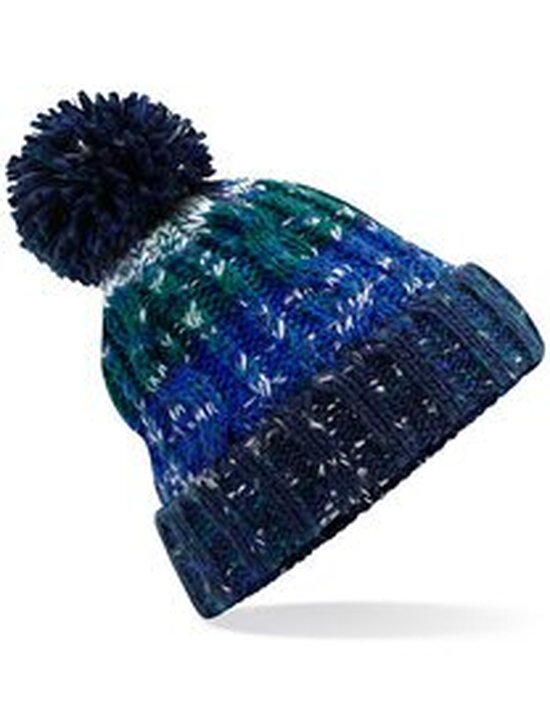 Corkscrew Pom Pom Beanie