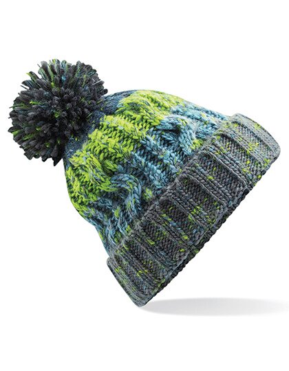 Corkscrew Pom Pom Beanie
