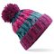 Corkscrew Pom Pom Beanie