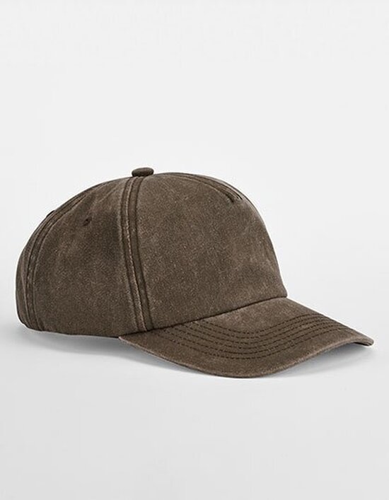 CB657 Beechfield Relaxed 5 Panel Vintage Cap
