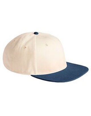 CB662 Beechfield Contrast Flat Peak 6 Panel Cap