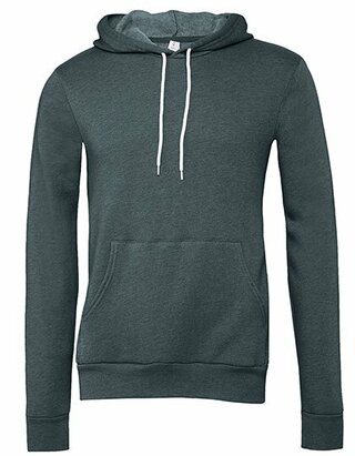 Unisex Pullover Poly-Cotton Fleece Hoodie
