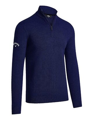 Men´s 1/4 Zipped Merino Sweater
