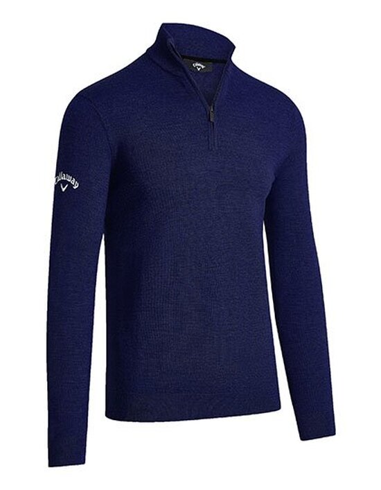 Men´s 1/4 Zipped Merino Sweater