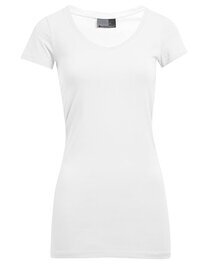 Women`s Slim Fit V-Neck-T Long