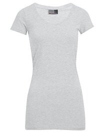 Women`s Slim Fit V-Neck-T Long